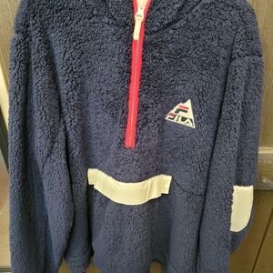 Fila Sherpa Pullover Hoodie